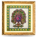 Madhubani Painting of a Peacock (Unframed) | Gifts | Home decor