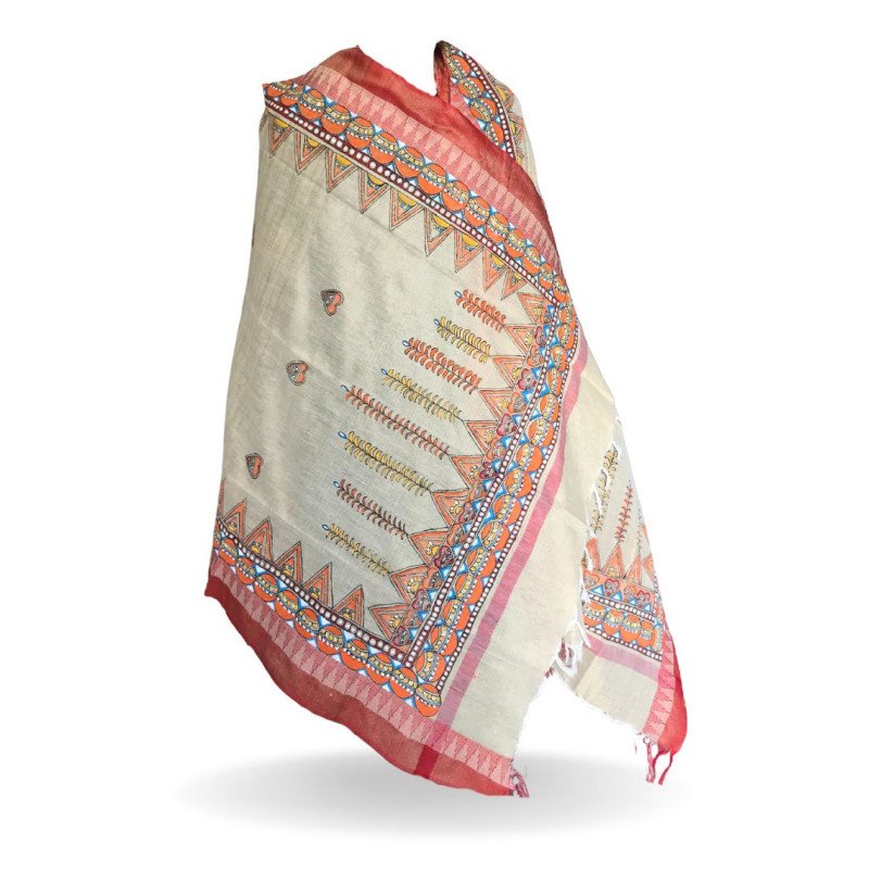 Handmade Madhubani Dupatta